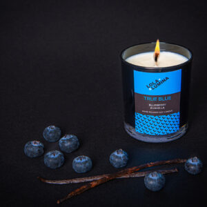True Blue with ingredients